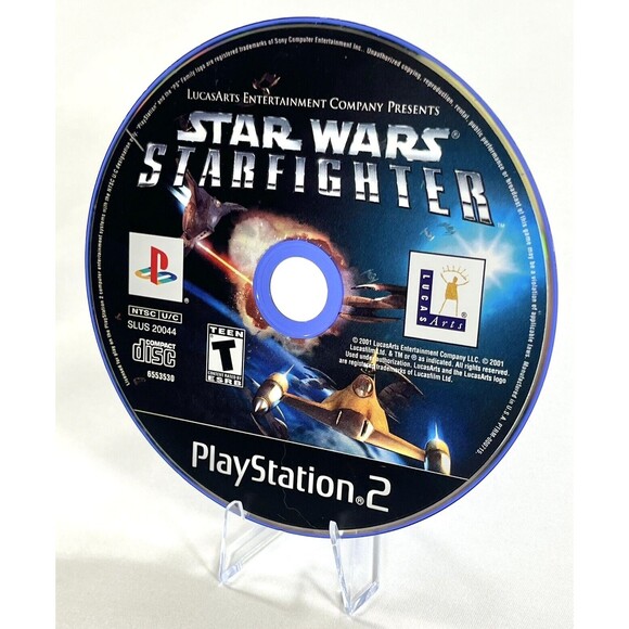 Star Wars Starfighter PS2 PlayStation 2 2001 Disc Only Tested - Picture 3 of 7